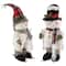 15" Winter Skiing Snowmen Christmas Table Top Decoration Set